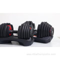 Custom weight 50kg adjustable weights lifting dumbbell set